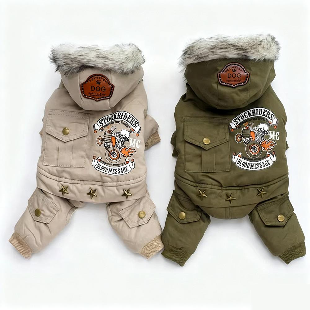 Kleidung für kleine Hunde Herbst Winter Warm Puppy Haustier Hund Mantel Jacke Mode mit Kapuze Chihuahua Yorkie Overalls Kleidung für Hunde