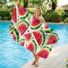 Watermelon Extra Large Print Microfiber Beach Towel, Super Absorbent Quick Dry Towel for Swimming Pool & Beach