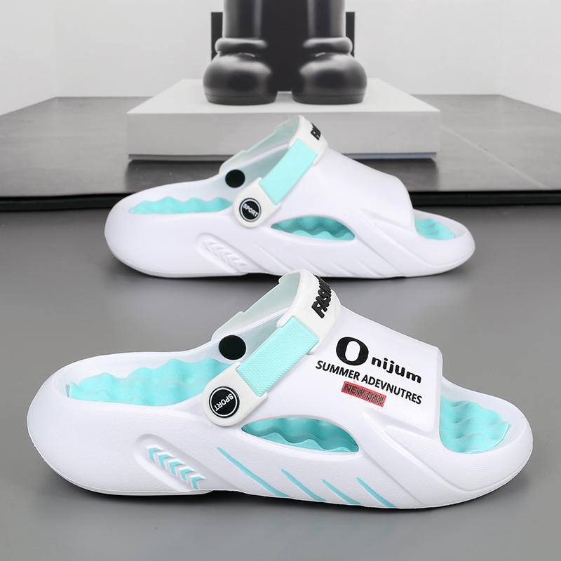 Fashion 2025 Men's Massage Slippers Indoor Outdoor Sandals Beach Casual Shoes Comfortable Slide Men's Women's Home Slippers Big Size 47