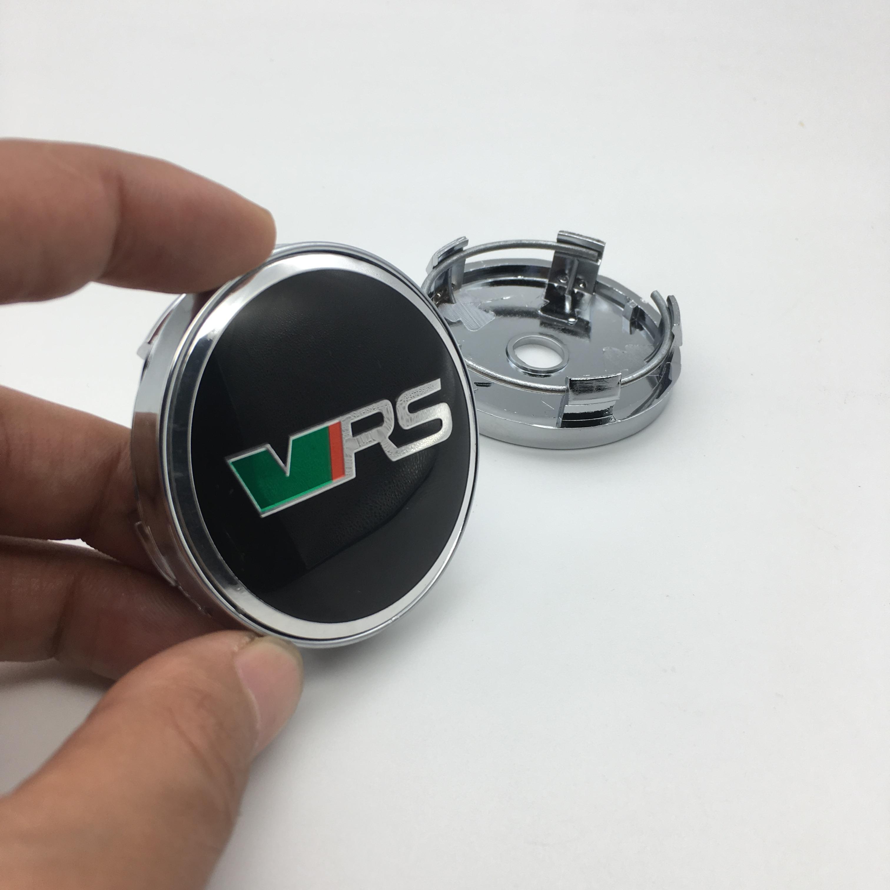 

4 шт./Skoda VRS 56 мм 60 мм колпаки ступицы автомобильного колеса, автоаксессуары