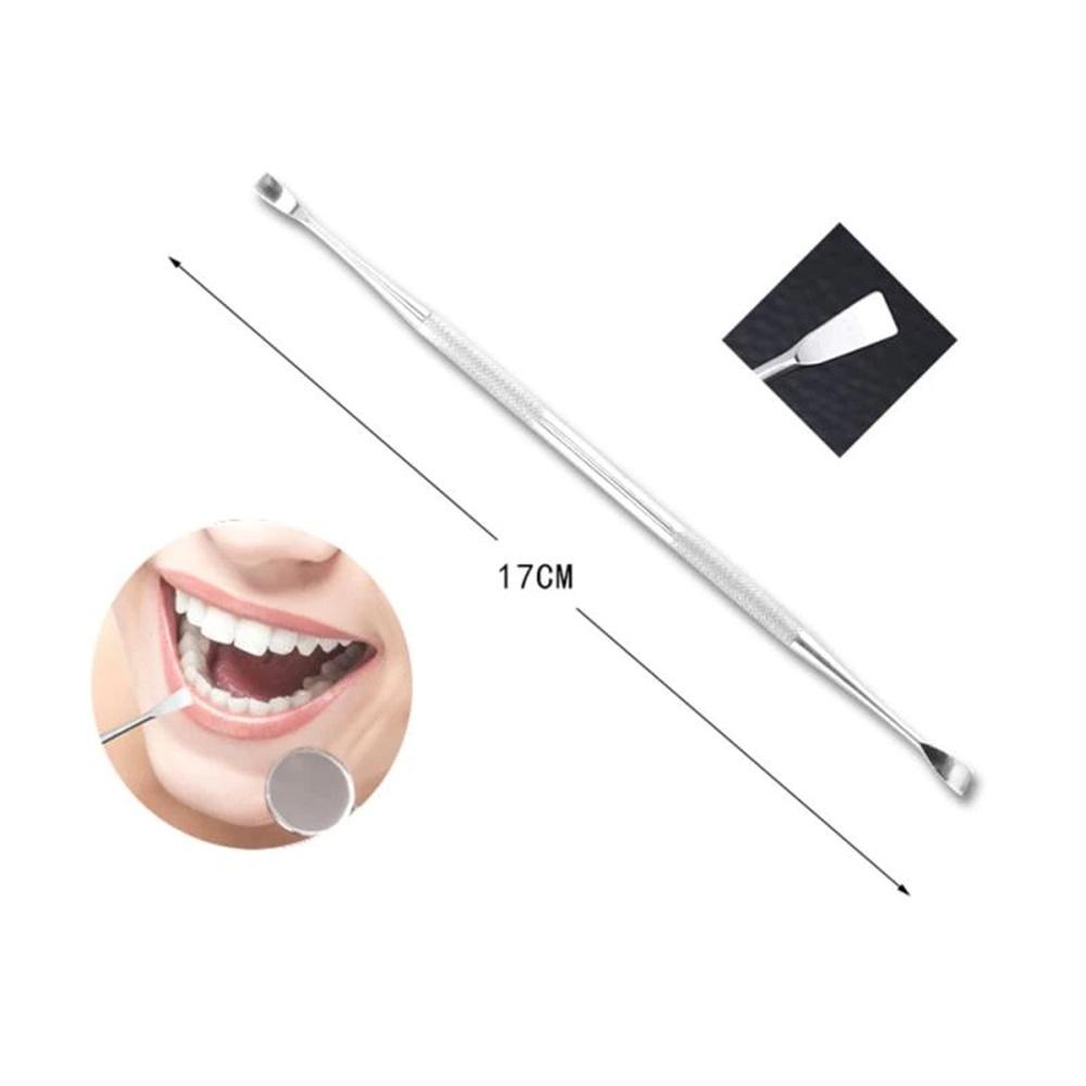 3PC Dental Tooth Cleaning Dentist Scraper Pick Tool Calculus Plaque Flos Remover