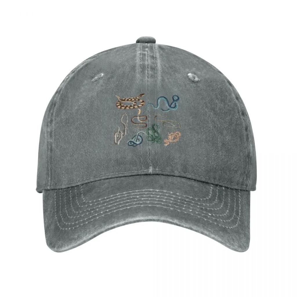 Group of coiled snakes Baseball Cap Unisex hat western Hat custom Hat Military Cap Unisex Unisexs Baseball Womens