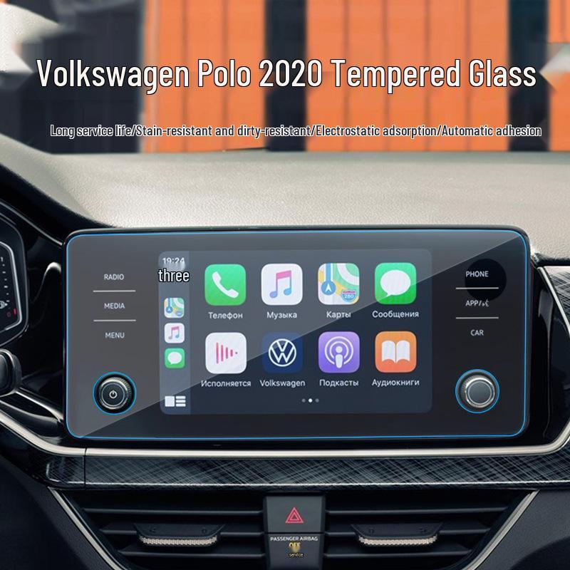 

Защитное стекло для навигационного экрана Polo 2020 Volkswagen прозрачный