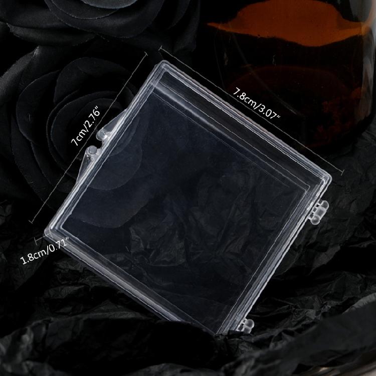 Empty False-Nail Organizers Box Waterproof Dust-proof Small Clear Jelwery for Ca