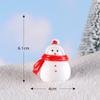 Christmas Tree Santa Claus Snowman Ornaments Miniature Garden Decor Figurines