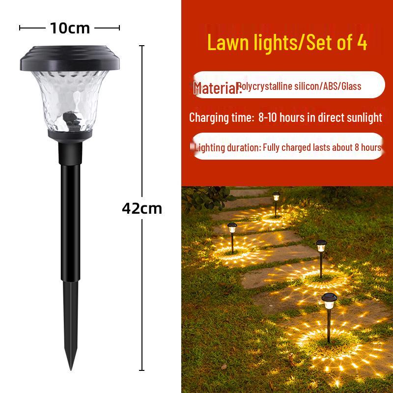 Waterproof Solar Garden Lights for Outdoor Lawn and Courtyard Decoration