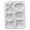 6-Cavity Silicone Soap Molds Animal Silicone Candle Molds for Epoxy Resin Candle Soap Making Chocolate Candy Fondant