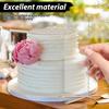 Acryl Kuchenscheibe 15/20/30cm Klar Kuchen Fix Deckel Tablett mit Schabern Sahnetorte Herstellungswerkzeug Küchen Back Gadget Kuchen Dekorieren