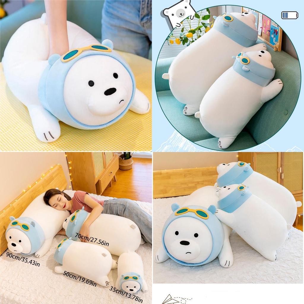 Cute Plush Polar Bear Stuffed Animal Toy