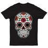 Day Of The Dead Mexican T Shirt Sugar Skull Dia De Los Muertos Gothic #V#DD163