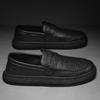 FashionSpring Autumn Leather Loafers Slip On Fashion Shoes Outdoor Casual Classics Casual Breathable Driving Men Shoes Male Moccasins