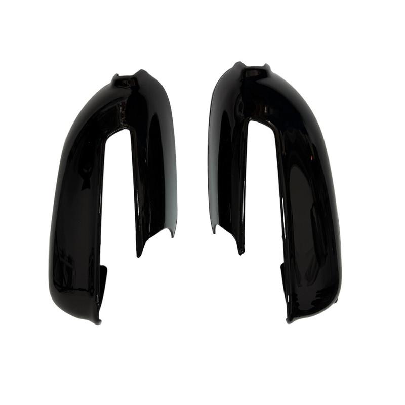For Hyundai Kona 2018 - ABS Car Rearview Side Mirror Cover Wing Cap Exterior Door Housing Trim Adhesive Sticker