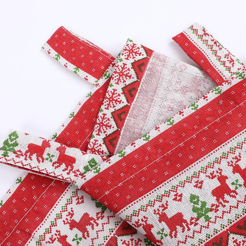 Christmas Curtains Small Curtains Kitchen Curtains Linen Through Rod Curtains Finished Curtains Window Curtains