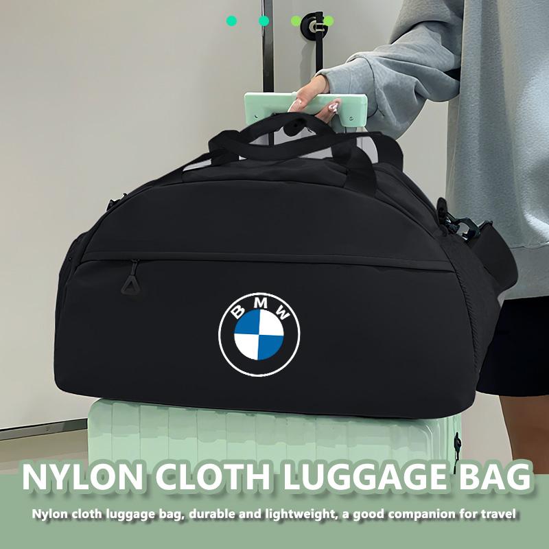 ZDZK8 Men Women Large Capacity Nylon Luggage Storage Bag Travel Gym Sport Pouches For BMW X3 X5 M5 M3 E46 E90 E60 F10 E39 F30 E36 G30