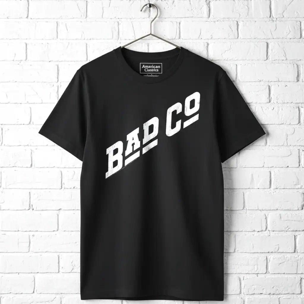 Bad Company Винтажная Рок-группа Логотип Мужская Футболка BadCo Дебютный Альбом Концертная Футболка XL