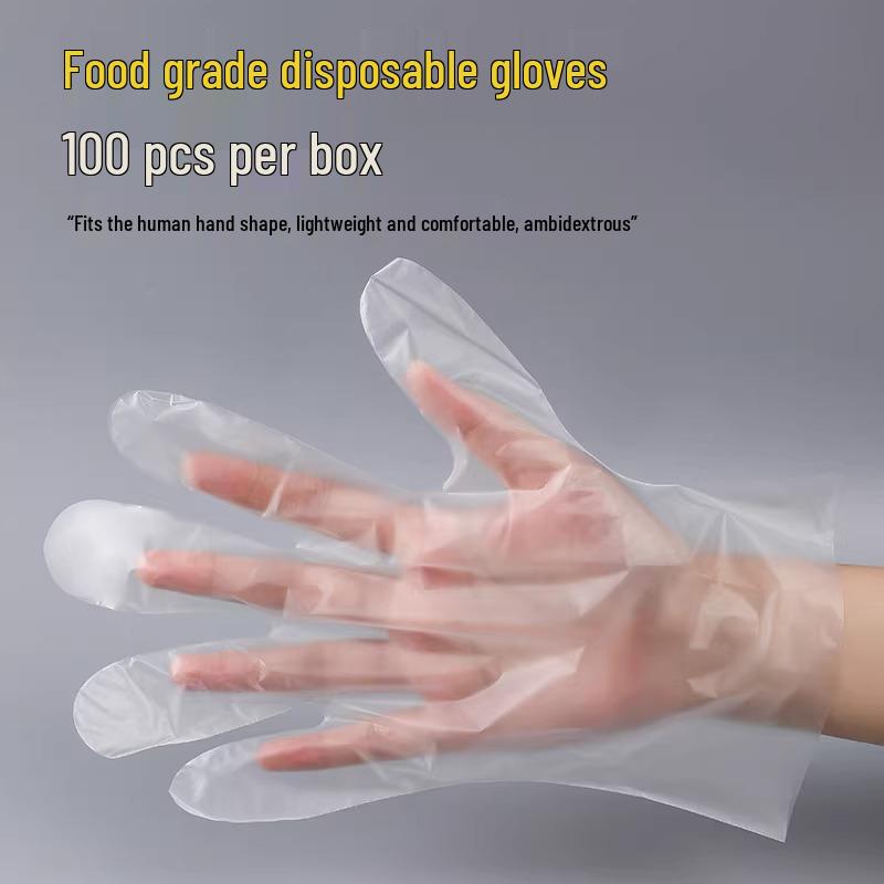 Food Grade TPE Disposable Gloves for Household, Kitchen, Catering, Cleaning & Housework - Thickened & Multifunctional