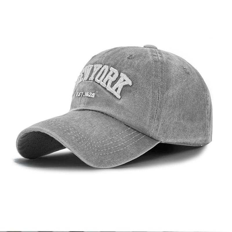 New Washed Coated Outdoor Baseball Cap Soft Top Adjustable Four Seasons Fashion Cap Unisex Sun Protection Sun Hat