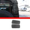 For Land Rover Defender 90 110 2004-2018 Alloy Black Car Rear Door Roof Side Window Glass Protective Plate Cover Car Accessories