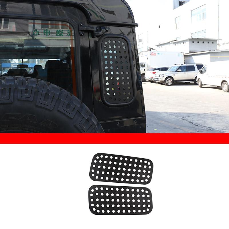 

Для Land Rover Defender 90 110 2004-2018 Черная Алюминиевая Защитная Пластина-Накладка на Заднюю Дверь, Крышу, Боковое Окно Автомобиля Автоаксессуары