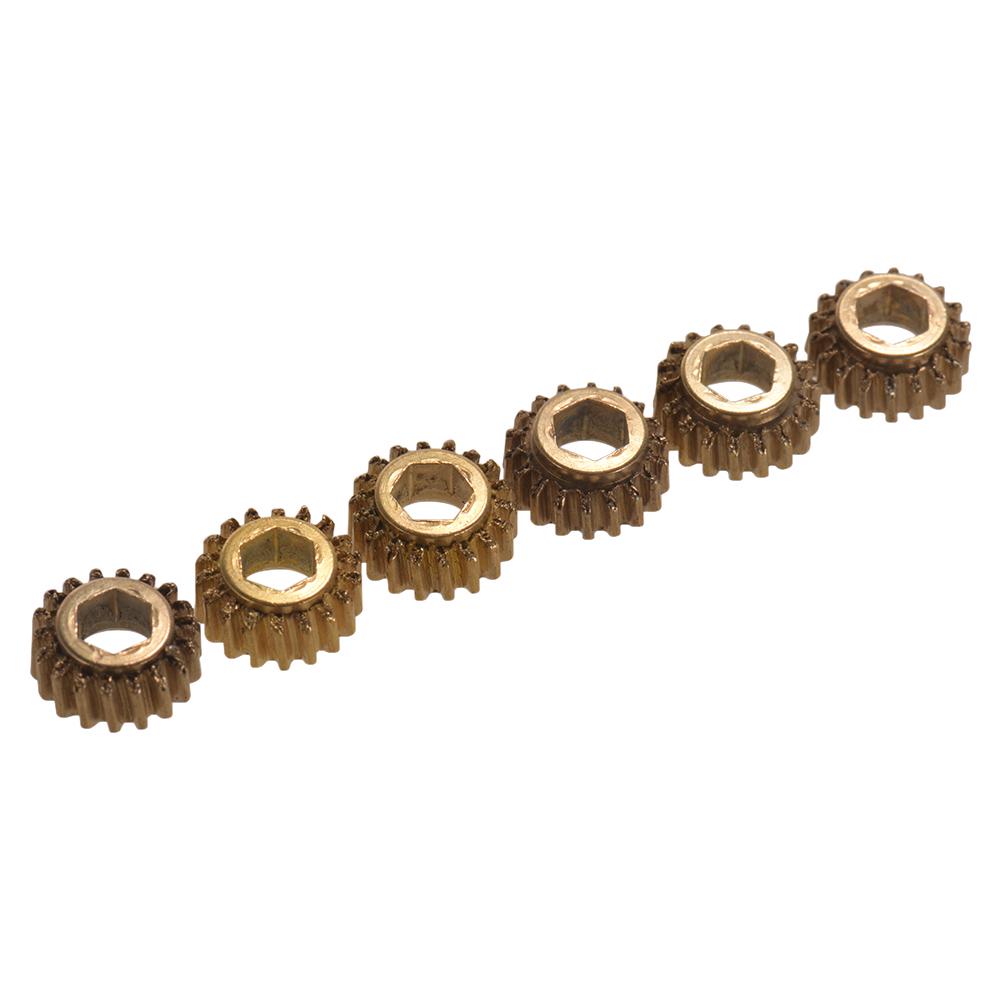 6 buc. Tunere de coarde de chitară Chei de acordare Chei Capete de mașină Montare Hex Hole Gear Raport 1:18