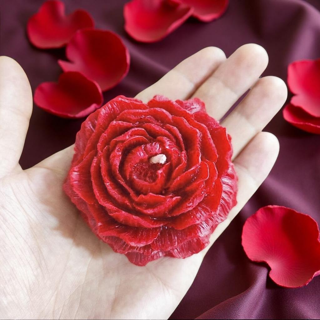 48° Rose Smell Cryogenic Candle Yilan Mild Wax Solution Soybean Wax Joyful Candles for Romantic Gift