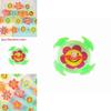 Flower Pattern Compass Mini Plastic Gyro Children Toy For Kids And Students