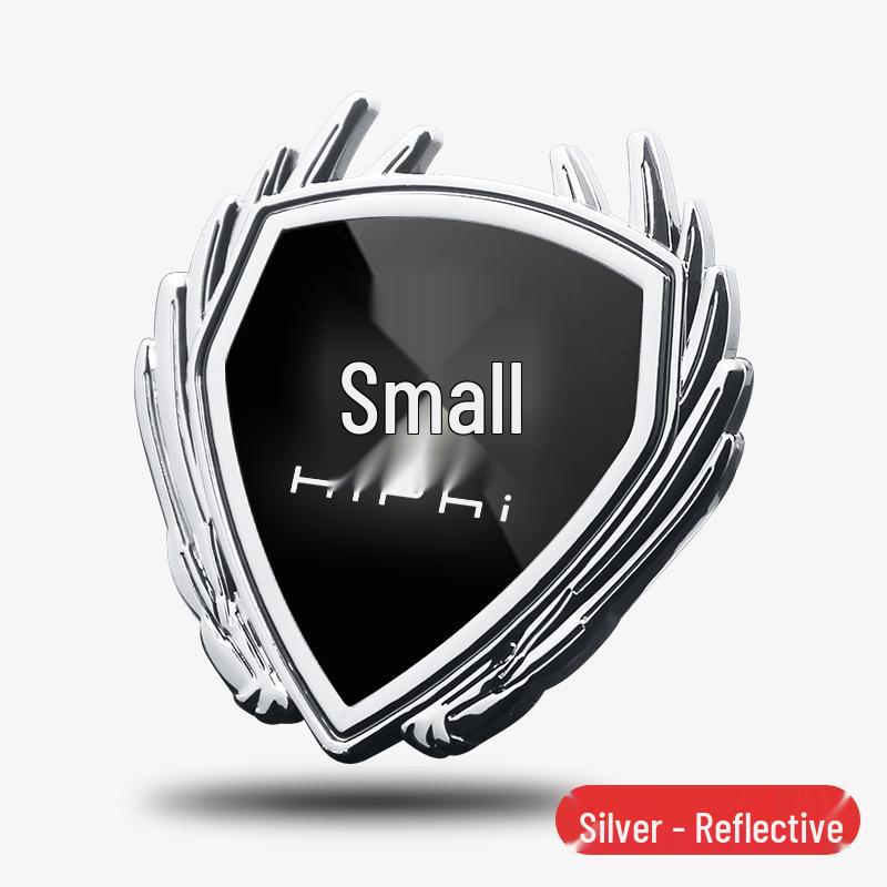 HiPhi X/Y/Z Car Metal Wing Badge - Decorative Car Emblem Sticker
