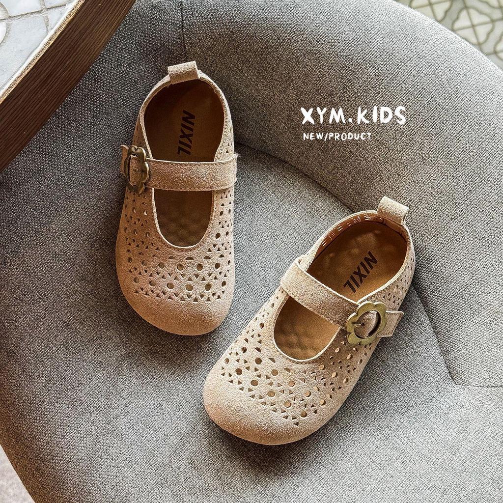 2026 Spring/Summer Kids' Retro Korean Style Soft Sole Princess Shoes