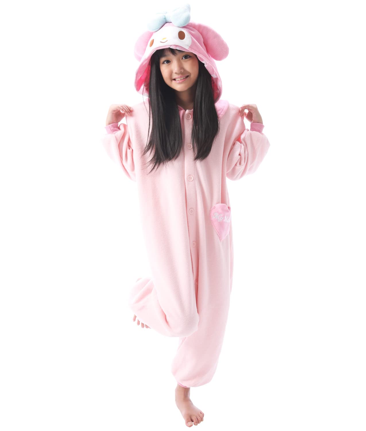 

SAZAC Sanrio My Melody Fleece Kigurumi for Children, 110cm