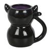 Something Different Cute and Creepy Black Cat Mug