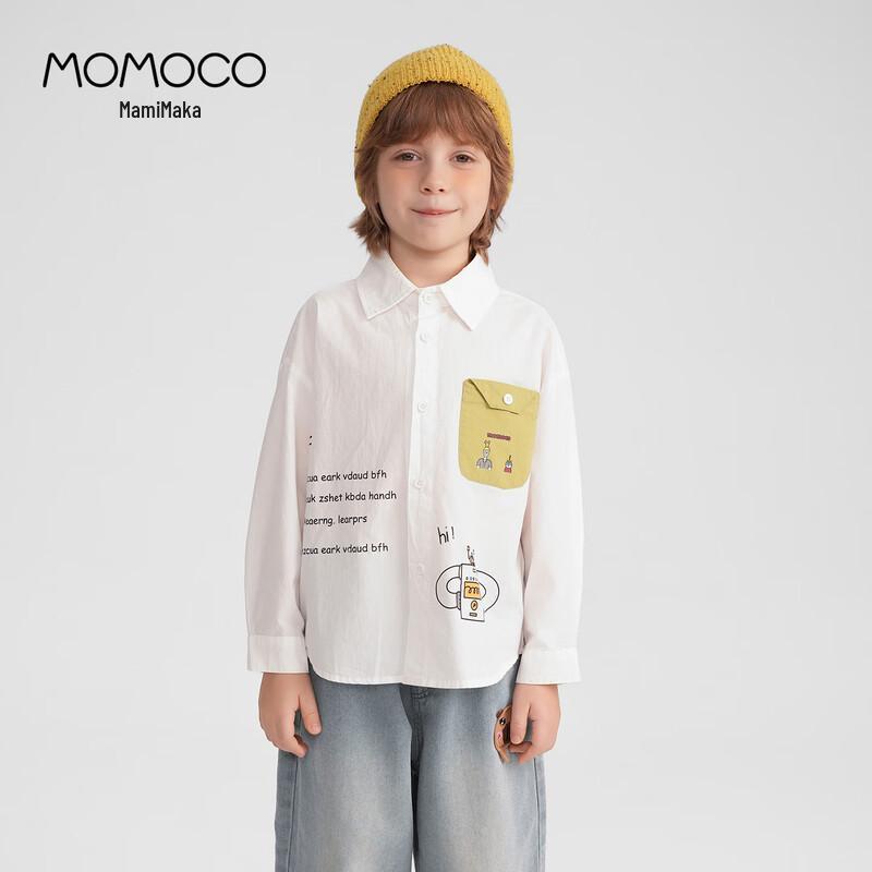 MOMOCO Boys' Long-Sleeve Fashion Shirt