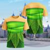 Sommer Mænds 3D Printet Rund Hals T-shirt
