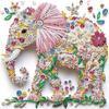Elephant Special Shaped 5D DIY Partial Drill Diamond Painting Kits for Adults Home Wall Decor Crystal Diamond Art 11.81x11.81in
