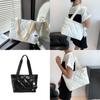 Fashionable Pu Tote Bag For Women Trendy Street Style Large Casual Handbag