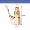Heavy Duty Brass Air Chuck Adapter Lock Clip Pressure Relief Valve Heat Resistant for Auto Tire Inflator Pumps
