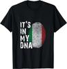 Es liegt in meiner DNA Italien Italienische Gene Flagge Daumen Rom Turin Lustiges Geschenk Unisex T-Shirt