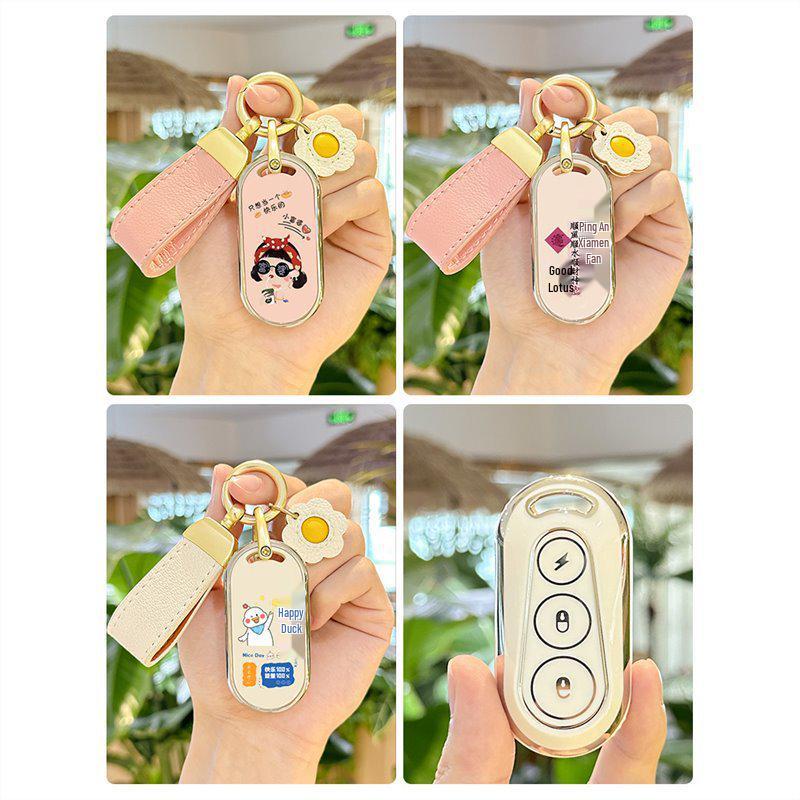 Applicable Tailg Biao Bing Key Cover: CE30 Super Energy GC6 EV Remote Protective Buckle