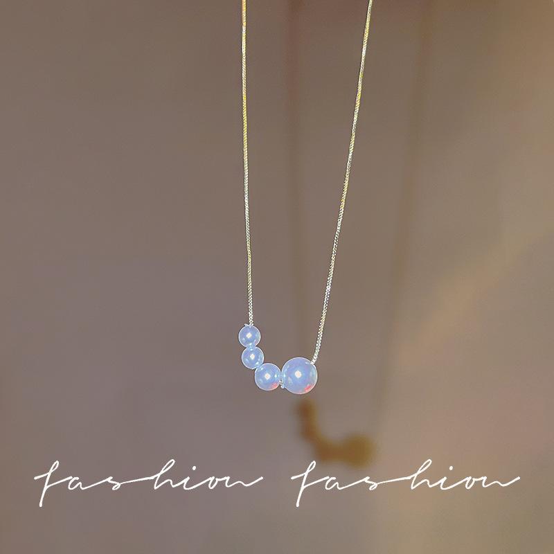 Butterfly zircon titanium steel necklace versatile niche light luxury collarbone chain with jewelry wholesale