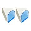 Acrylic Bookends for Shelves Acrylic Bookends Set Heavy Duty Decorative Book Holders Transparent Shelf for Books for Bookshelves