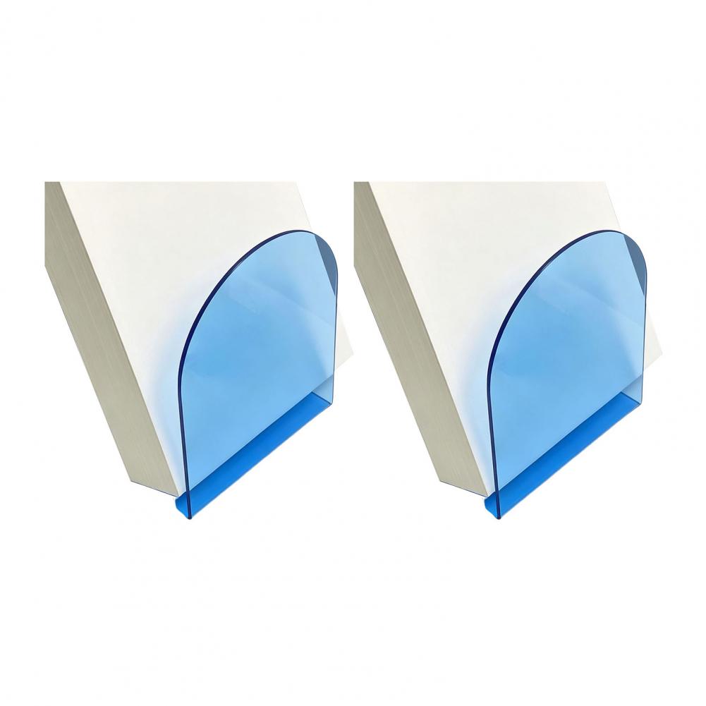 Acrylic Bookends for Shelves Acrylic Bookends Set Heavy Duty Decorative Book Holders Transparent Shelf for Books for Bookshelves