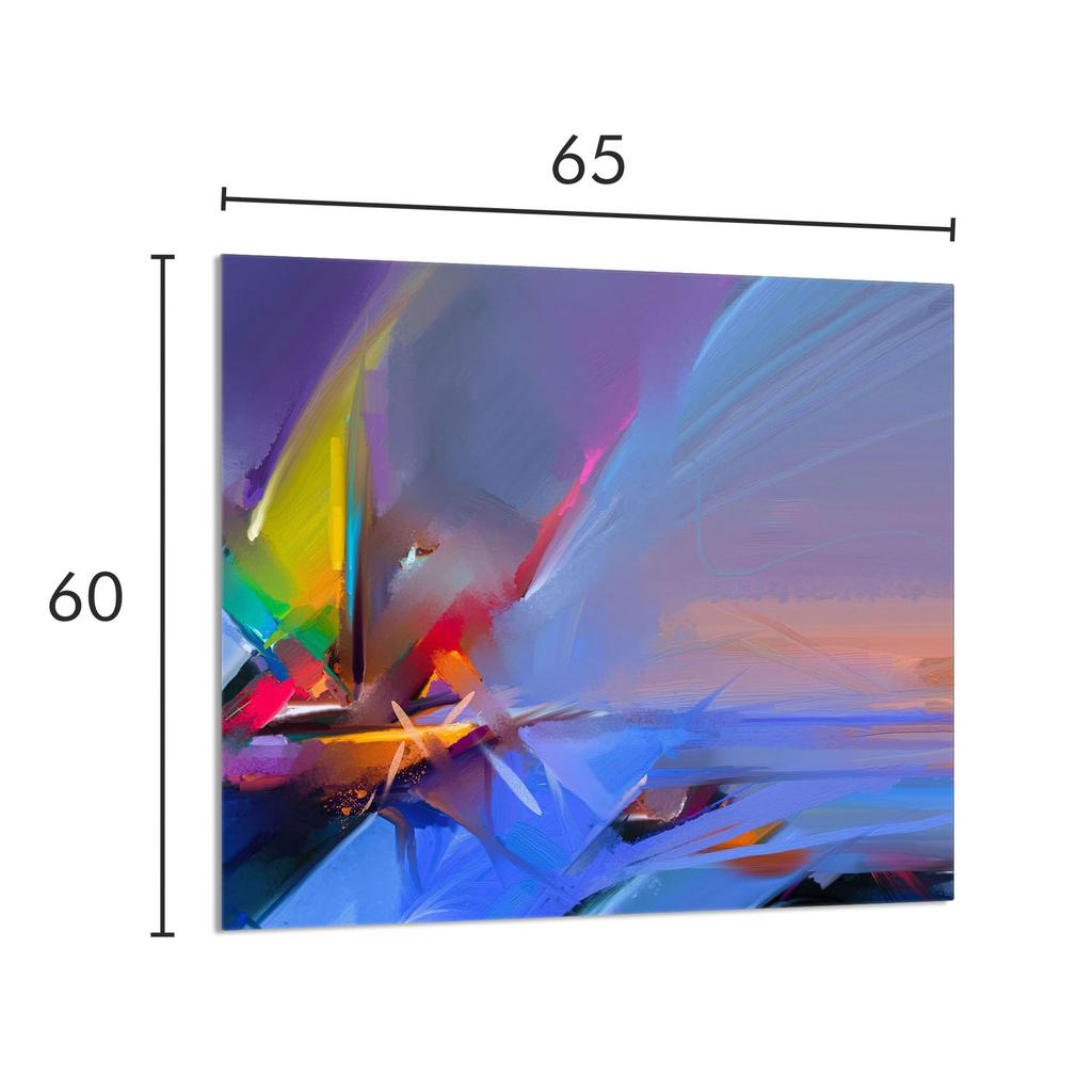 PANEL SZKLANY DO KUCHNI 65x60 Sztuka