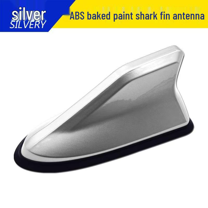 Second Gen Car Shark Fin Roof Spoiler Antenna: FM/AM Radio Signal with Rubber Base