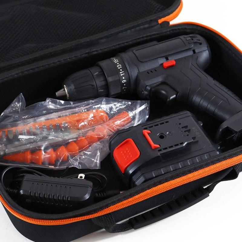 Tool Bag Waterproof Wide Mouth Heavy Duty Tool Storage Bag Multipurpose  Zippers Tool Pouch Storage Bag for Organizer