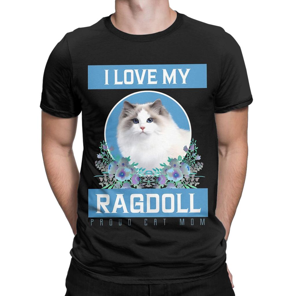 ragdoll mom funny Funny 100 Cotton TShirt Ragdoll Tops Tees For Unisex
