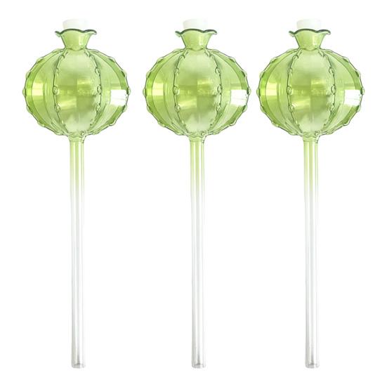 Plant Watering Bulbs Planter Insert Self Watering Globes with Stoppers Cactus Ball Shape Vacation Plant Watering Tools