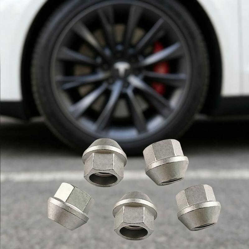 Steel M14x1 5 Threaded Lug Nuts Replacement Wheel Tire Nut for Stable Tire Mounting Open End Wheel Nuts Enduring