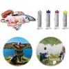 Fishing Rod Holder Adjustable Fishing Rod Stand Portable Fishing Rod Barrel Movable Base Fishing Barrel Rack for Outdoor Fishing