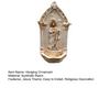 Jesus Holy Water Font Home Office Entrance Jesus Sculpture Wall Hanging Catholic Resin Decoration Religious Ornament Christmas Gift