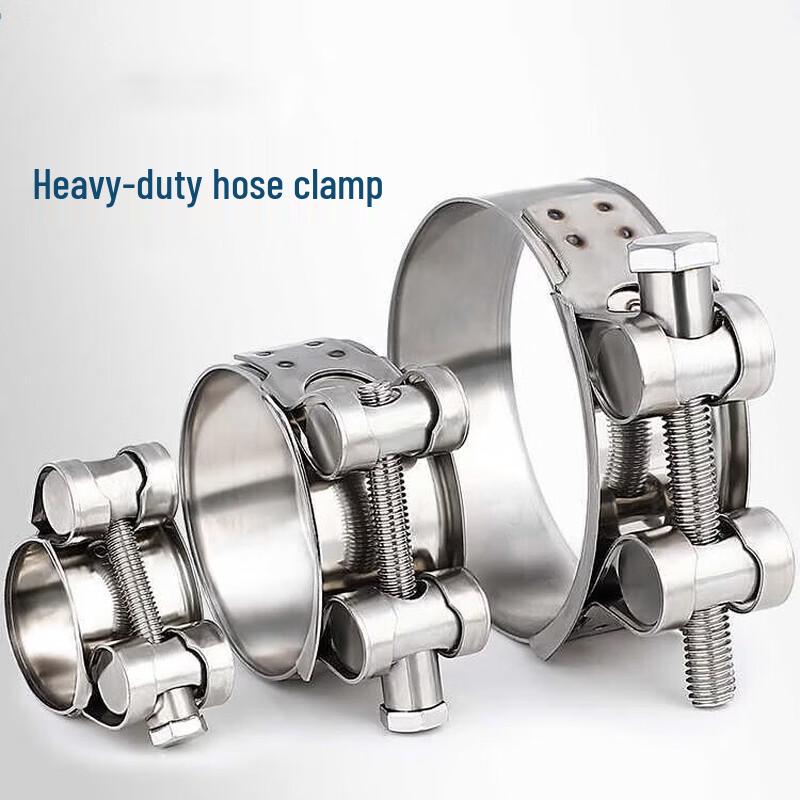Stainless Steel Heavy-Duty Hose Clamps