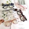 2022 Korean Style Retro Large Frame Blue Light Blocking Glasses for Women